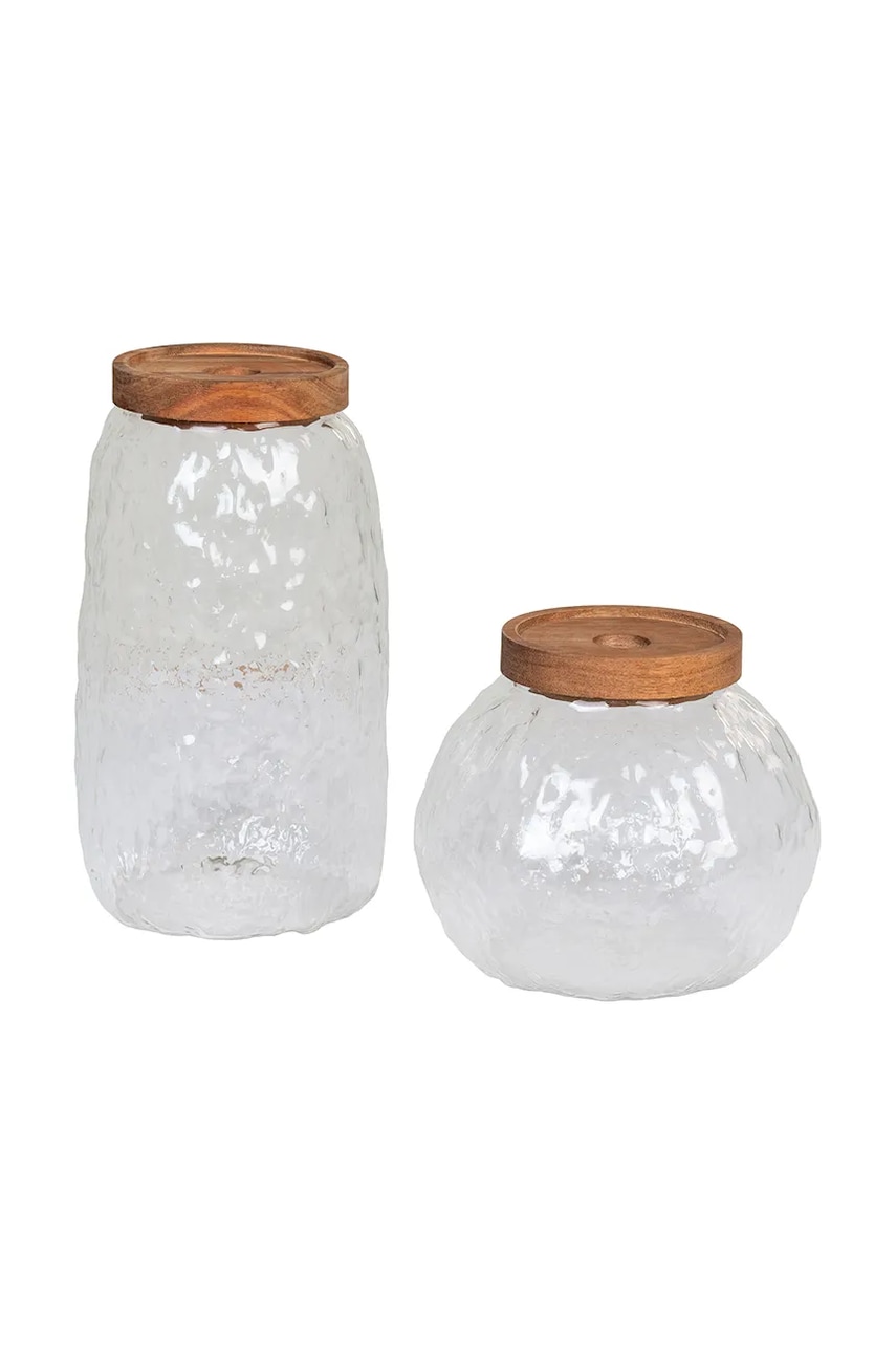 House Nordic  Sada skladovacích nádob s víkem  Taipei 2-pack