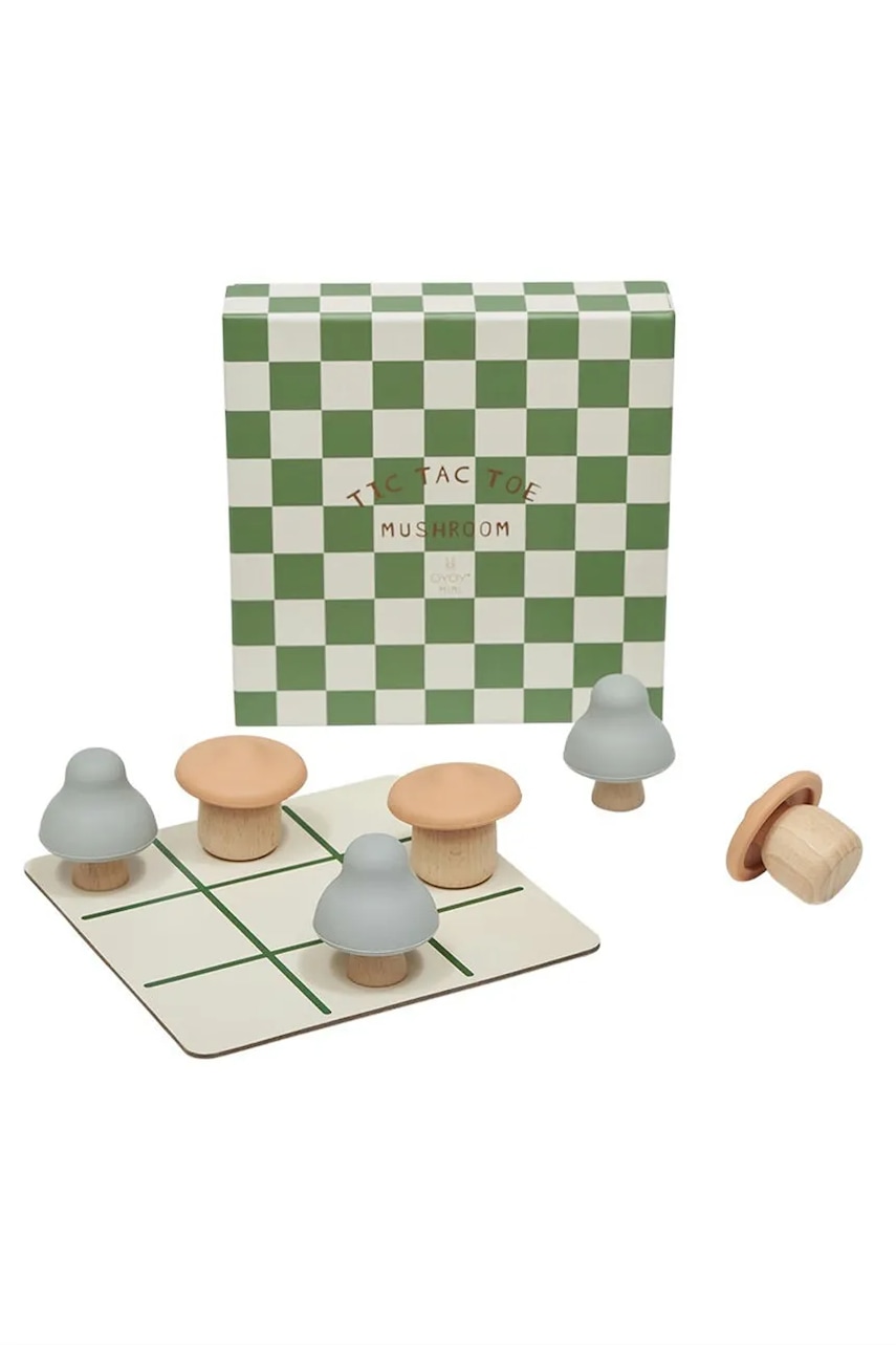 Hra pro děti OYOY Mushroom Tic Tac Toe