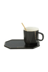 Hrnek a talíř J-Line 215 ml