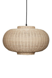 Hübsch  lampa na stěnu vyrobená z ratanu 45 x 27 cm