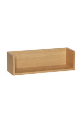 Hübsch  polička nástěnná vyrobená z dubové dýhy 40 x 12 x 12 cm