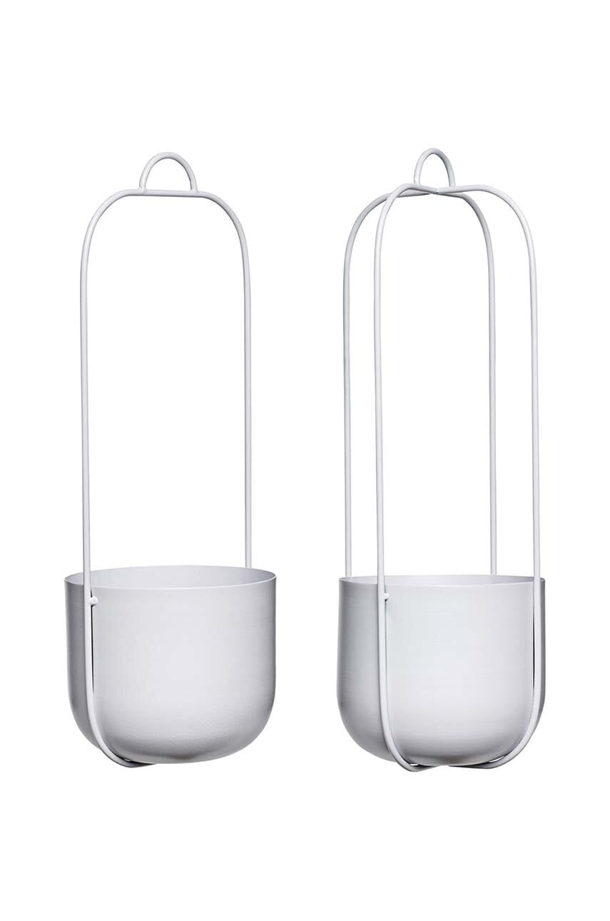 Hübsch  Závěsný květináč  Lotus 16 x 44 cm 2-pack
