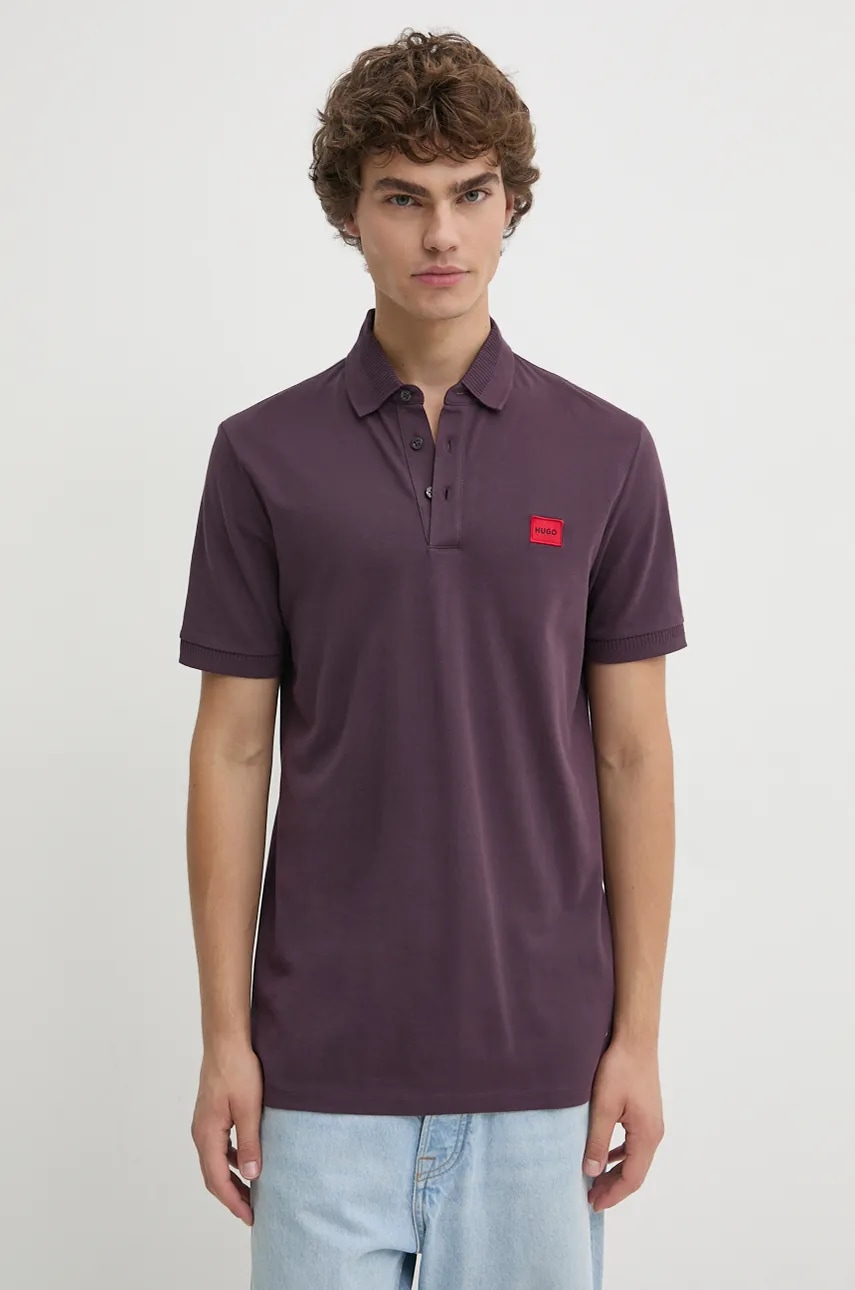 HUGO  Bavlněné polo tričko