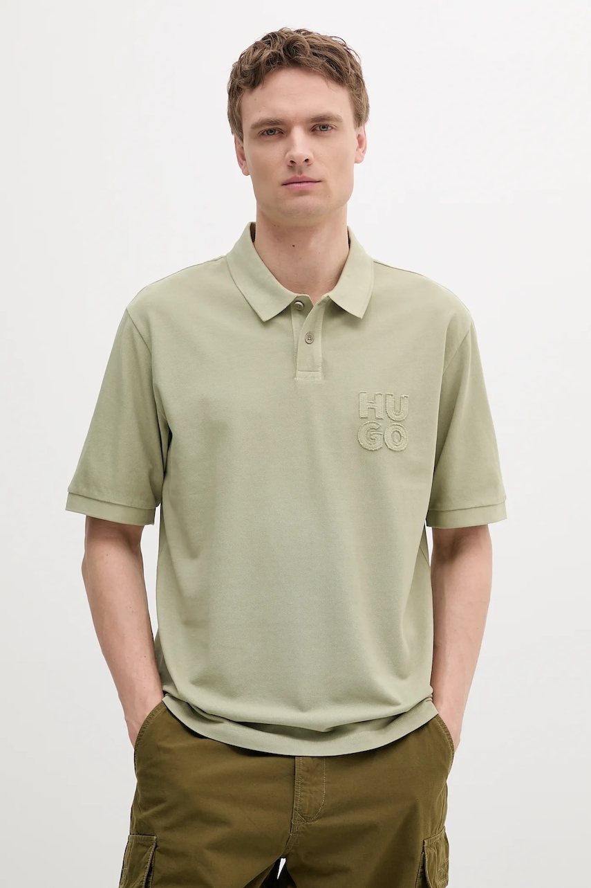 HUGO  Bavlněné polo tričko