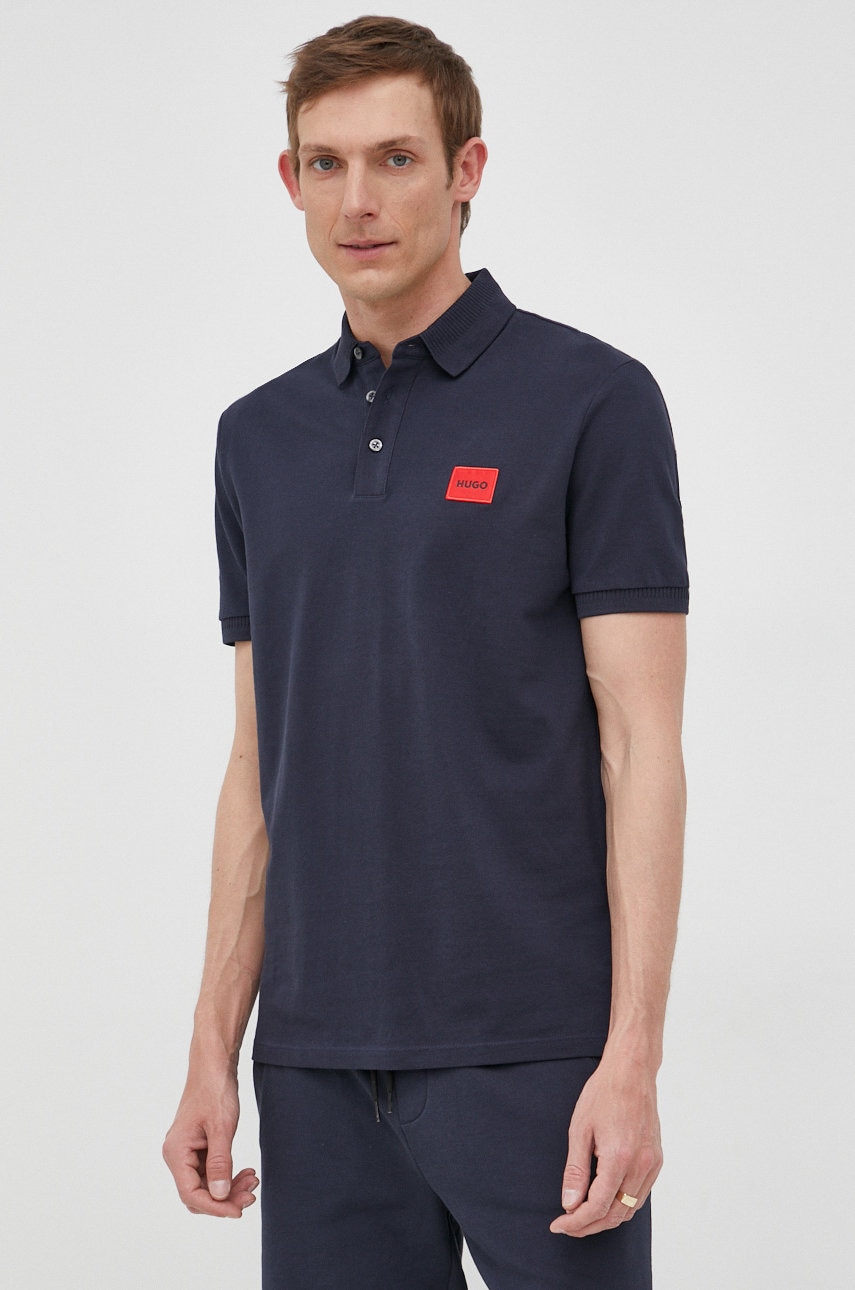 HUGO  Bavlněné polo tričko  Dereso222