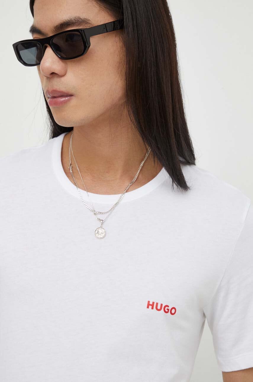 HUGO  Bavlněné tričko  T-SHIRT RN TRIPLET P 3-pack