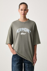 HUGO Blue  tričko dámské bavlněné Oversized Tee_B_17