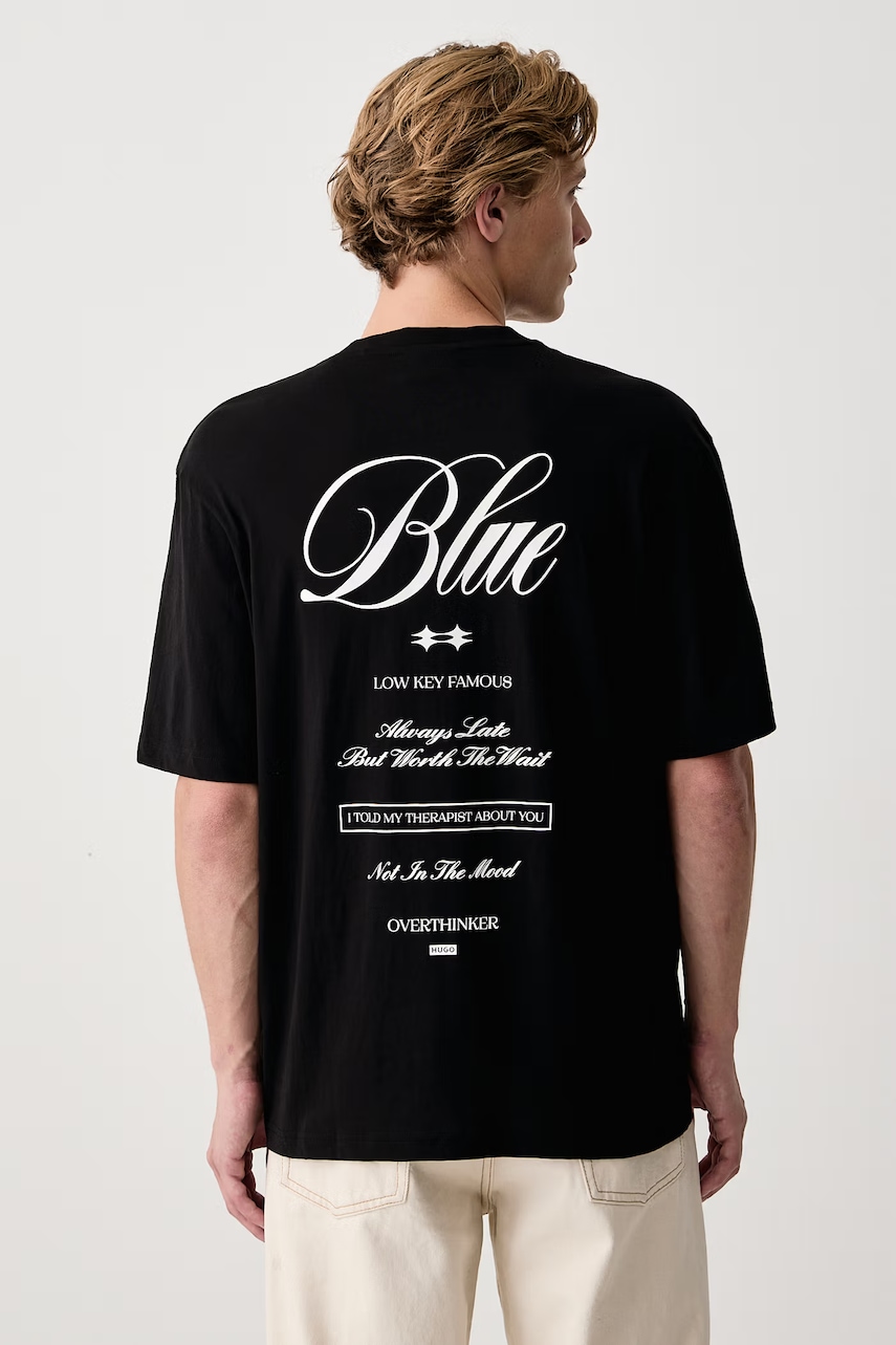 HUGO Blue  tričko pánské bavlněné Nobim
