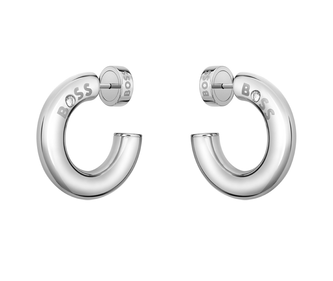 Hugo Boss Fashion kruhové náušnice z oceli Live 1580689
