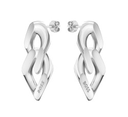 Hugo Boss Módní ocelové visací náušnice Links 1580528