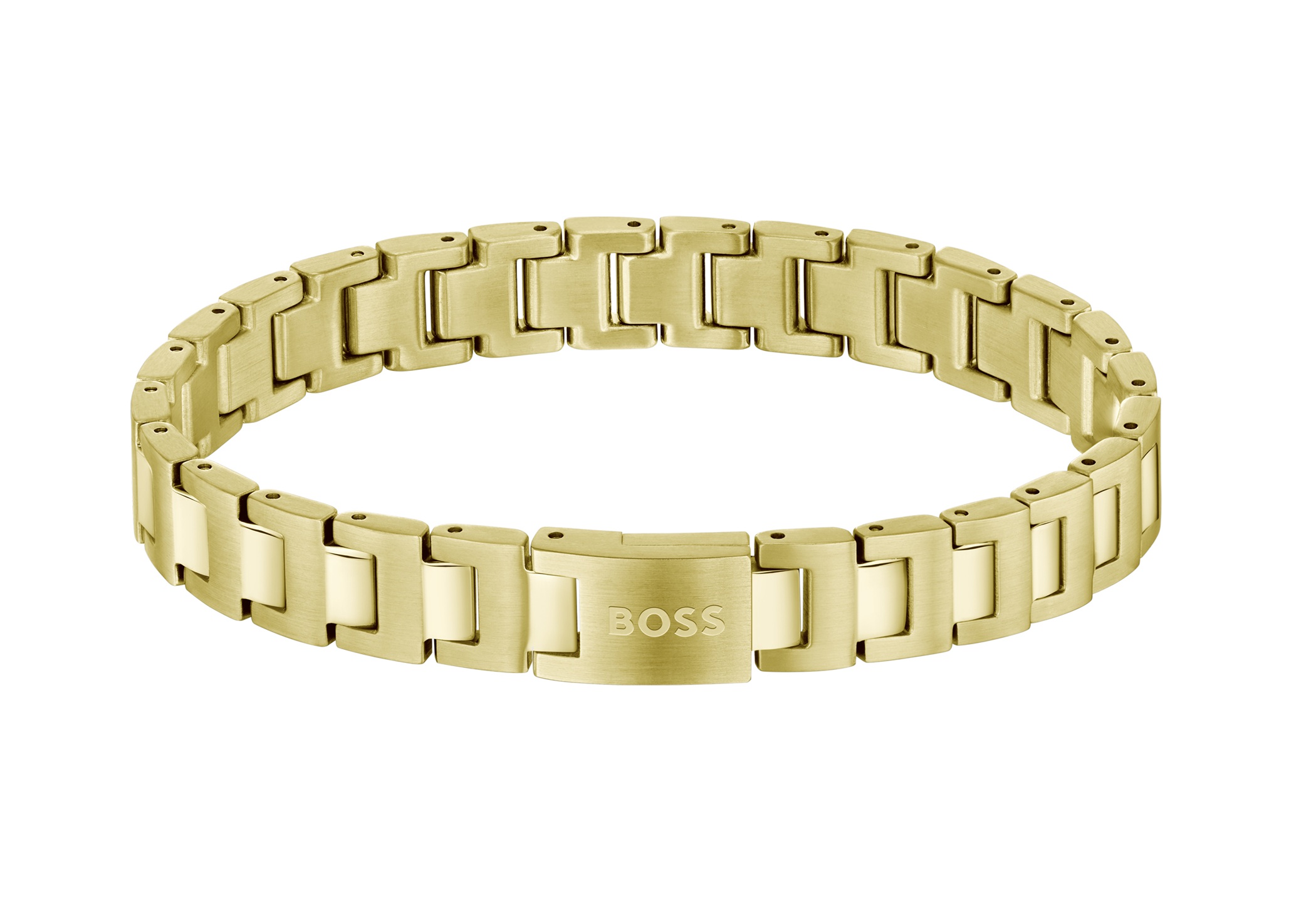 Hugo Boss Pozlacený náramek pro muže Candor 1580753