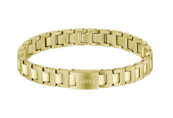 Hugo Boss Pozlacený náramek pro muže Candor 1580753