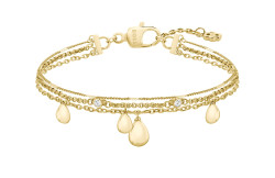 Hugo Boss Trojitý pozlacený náramek pro ženy Selena 1580768