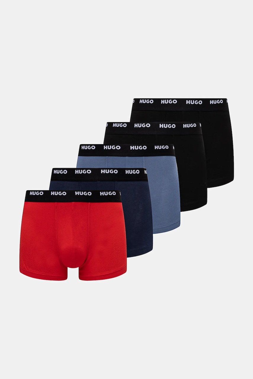 HUGO  boxerky pánské TRUNK FIVE PACK 5-pack