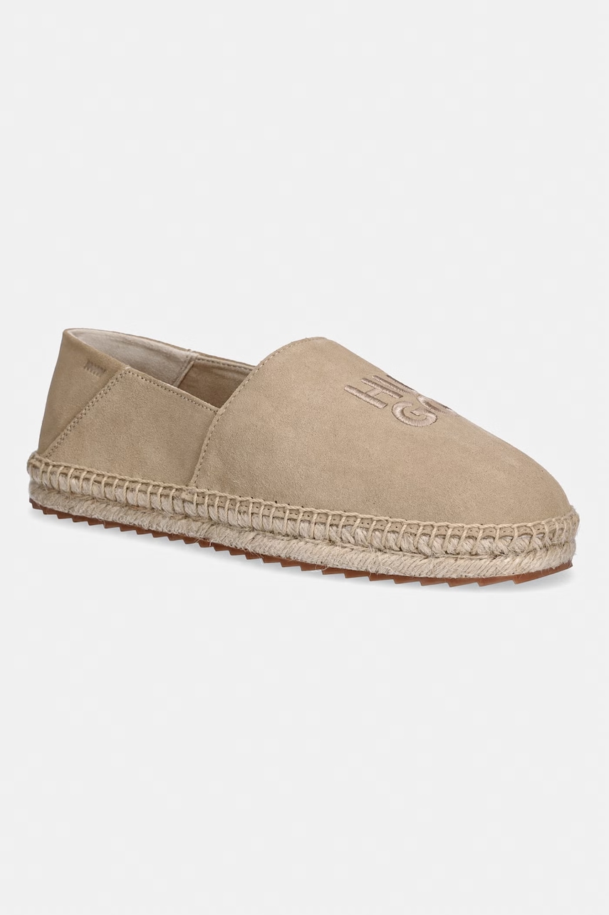 HUGO  espadrily pánské semišové Sannes