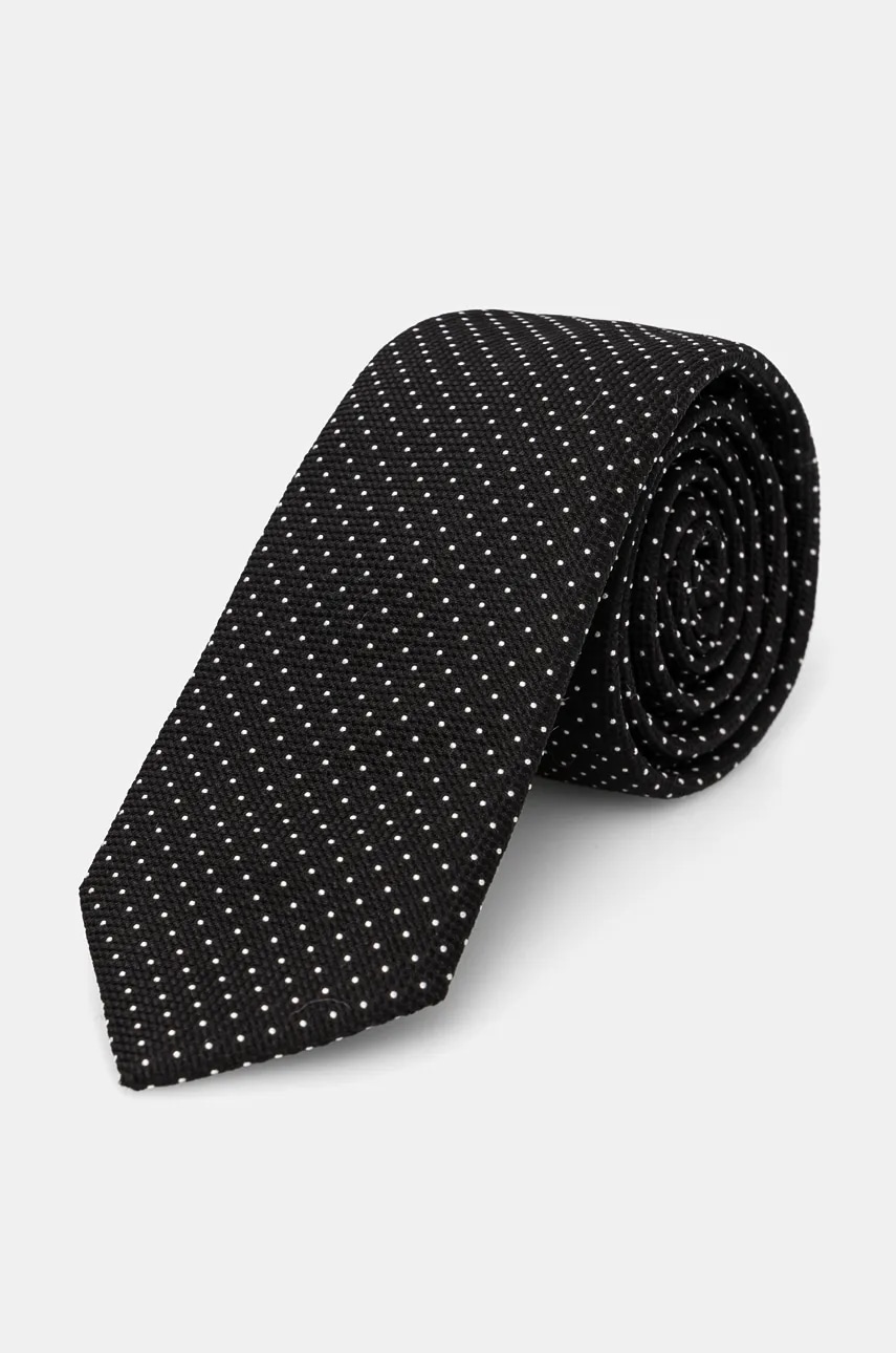 HUGO  Kravata s hedvábím  Tie 6 cm