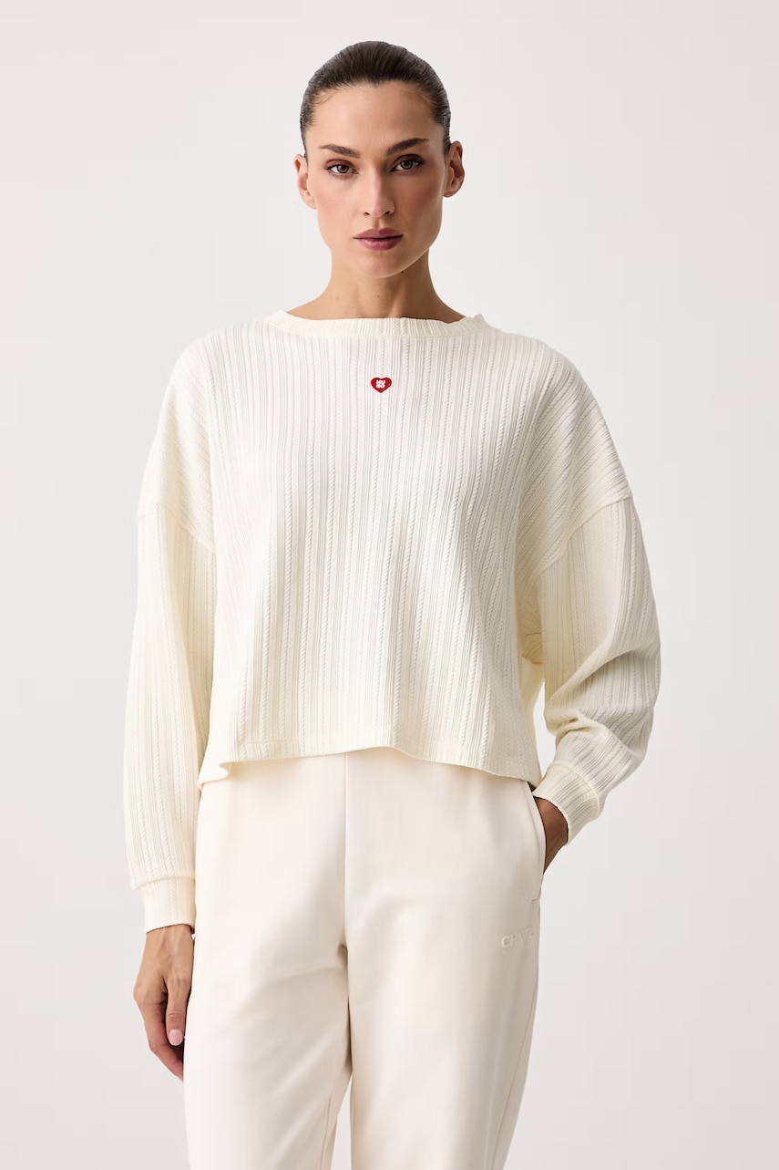 HUGO  loungwear mikina dámská s bavlnou COZY_sweatshirt