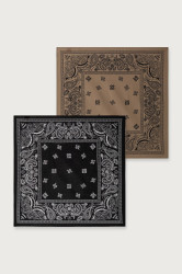 HUGO  malý šátek pánský bavlněný 2Bandana_pack_M
