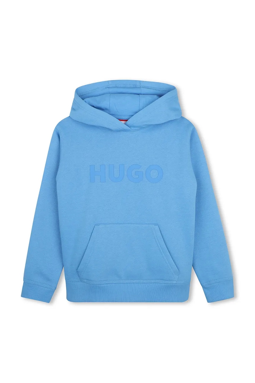HUGO  mikina s kapucí dětská s bavlnou