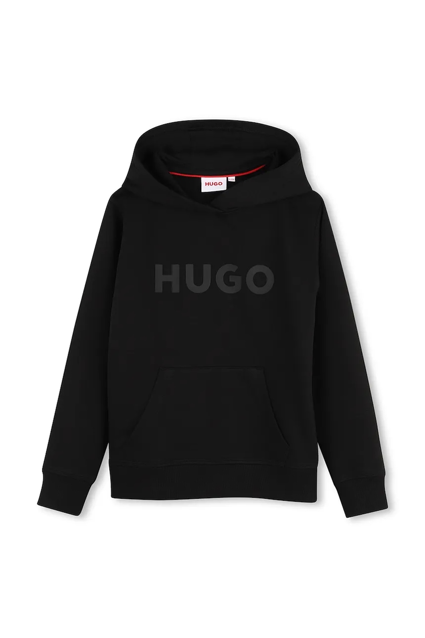 HUGO  mikina s kapucí dětská s bavlnou