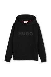 HUGO  mikina s kapucí dětská s bavlnou