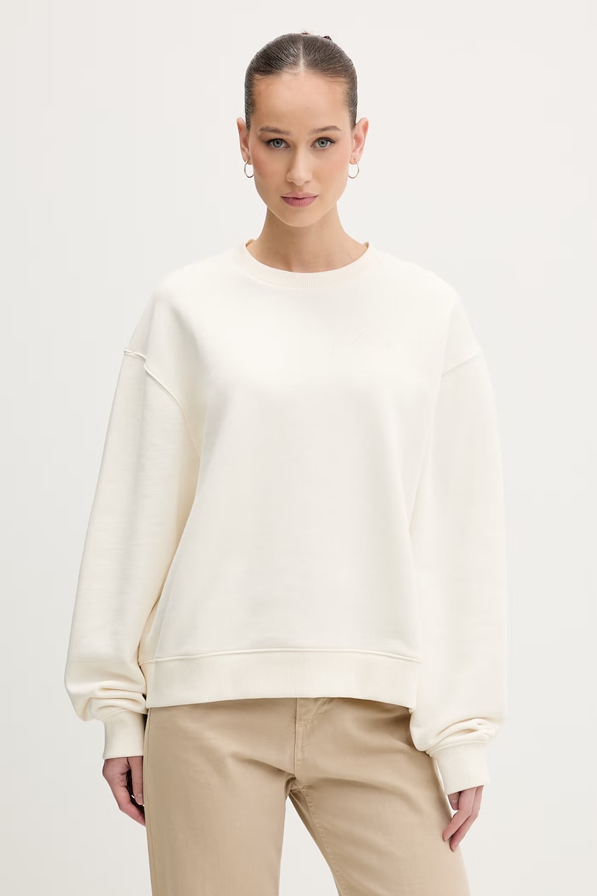 HUGO oversize mikina dámská bavlněná Deroxina_9