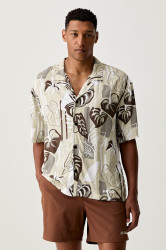 HUGO  plážová košile pánská BEACH SHIRT RELAXED
