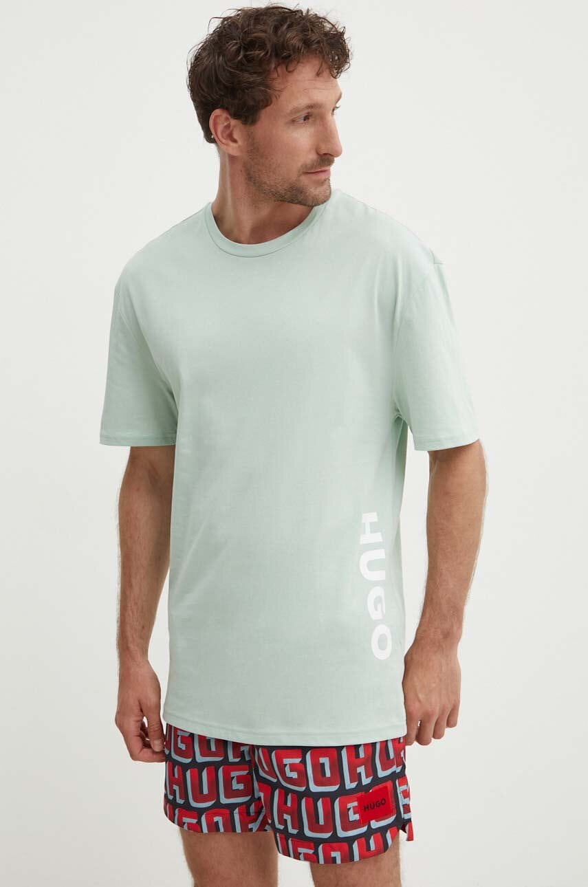 HUGO  Plážové tričko  T-SHIRT RN RELAXED