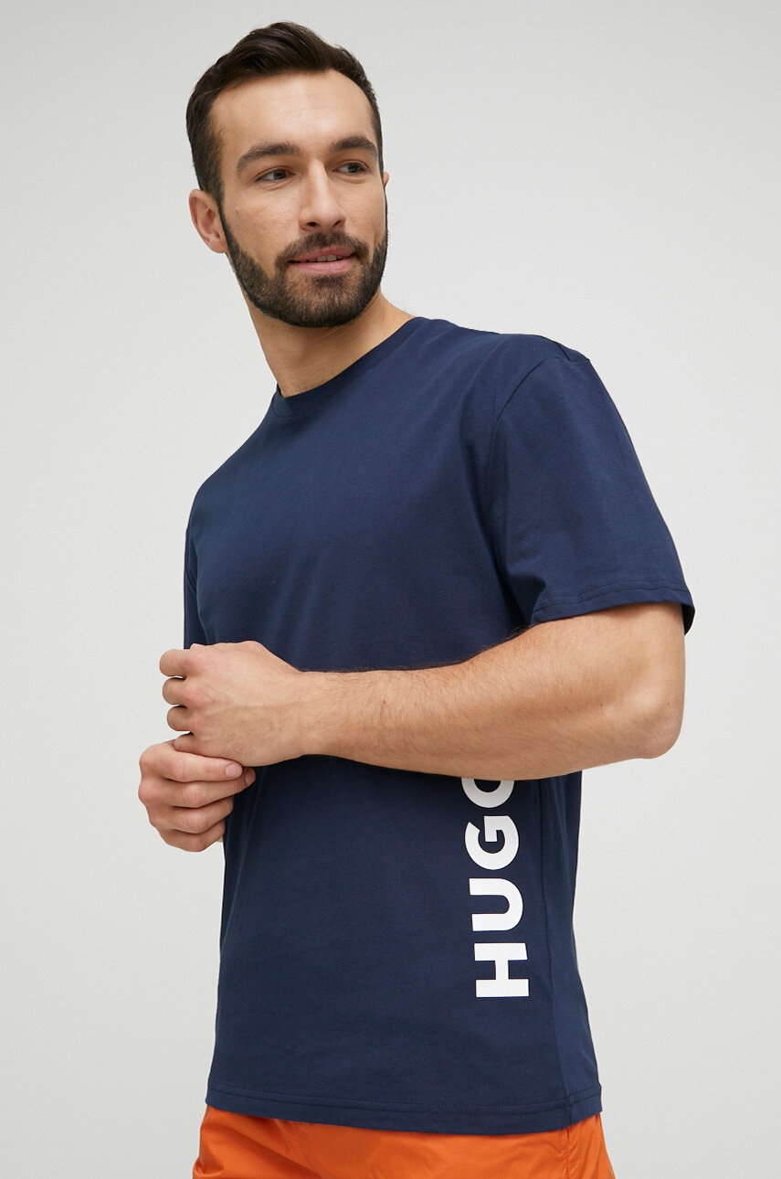 HUGO  Plážové tričko  T-SHIRT RN RELAXED