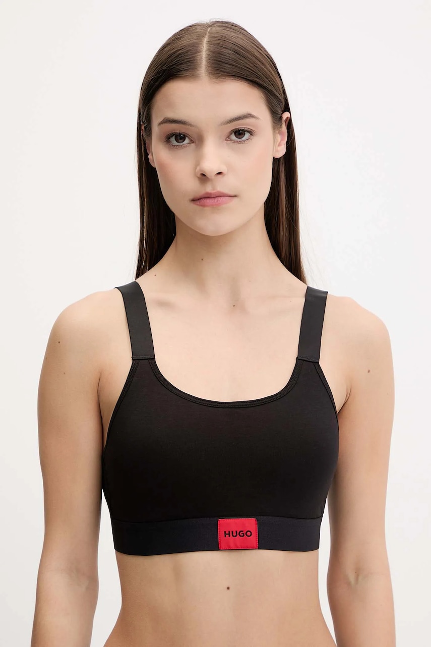 HUGO  Podprsenka  BRALETTE PAD.RED LAB
