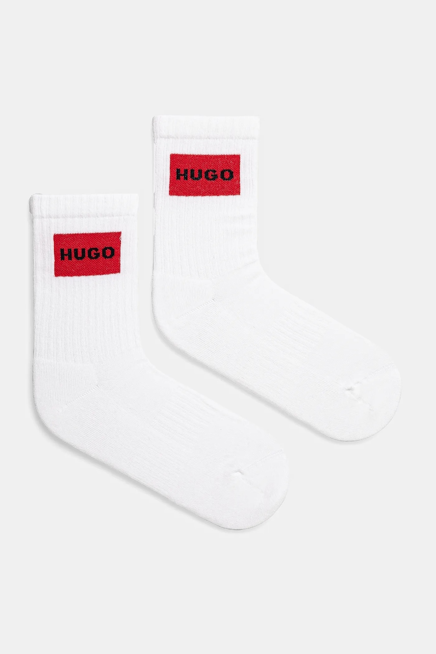 HUGO  Ponožky  2P QS RIB LABEL CC W 2-pack