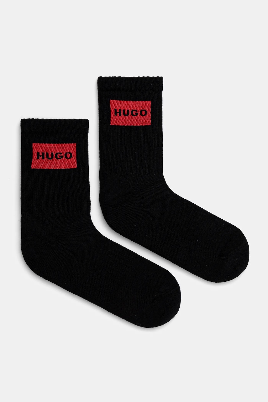 HUGO  Ponožky  2P QS RIB LABEL CC W 2-pack