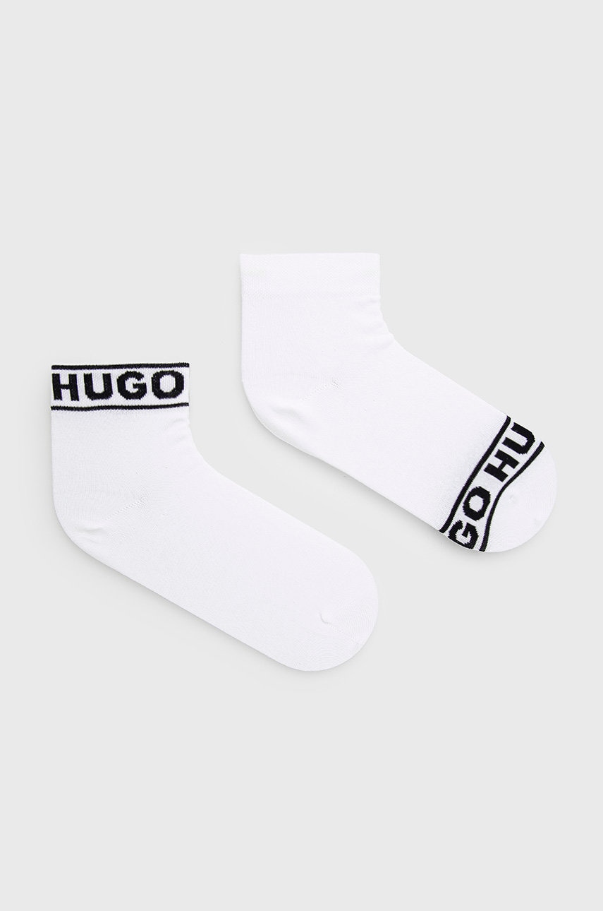 HUGO  ponožky dámské s bavlnou 2P SH LOGO CC W 2-pack