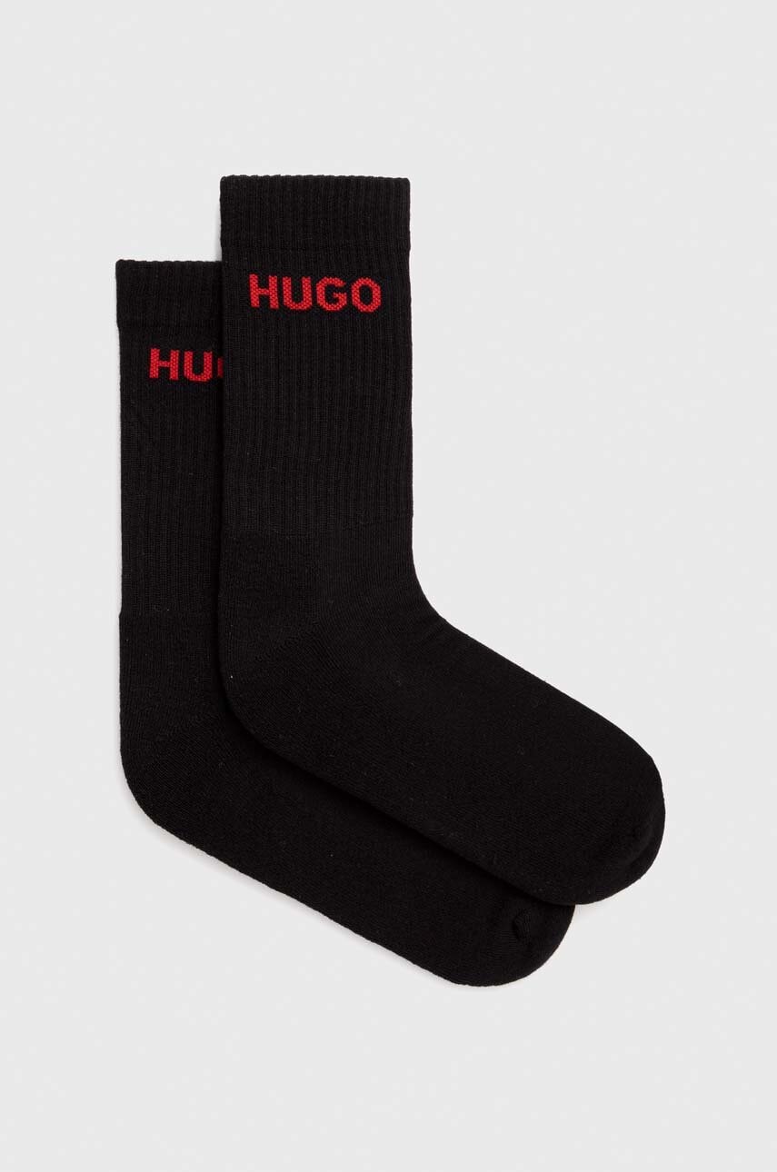 HUGO  ponožky pánské s bavlnou 6P QS RIB LOGO CC 6-pack