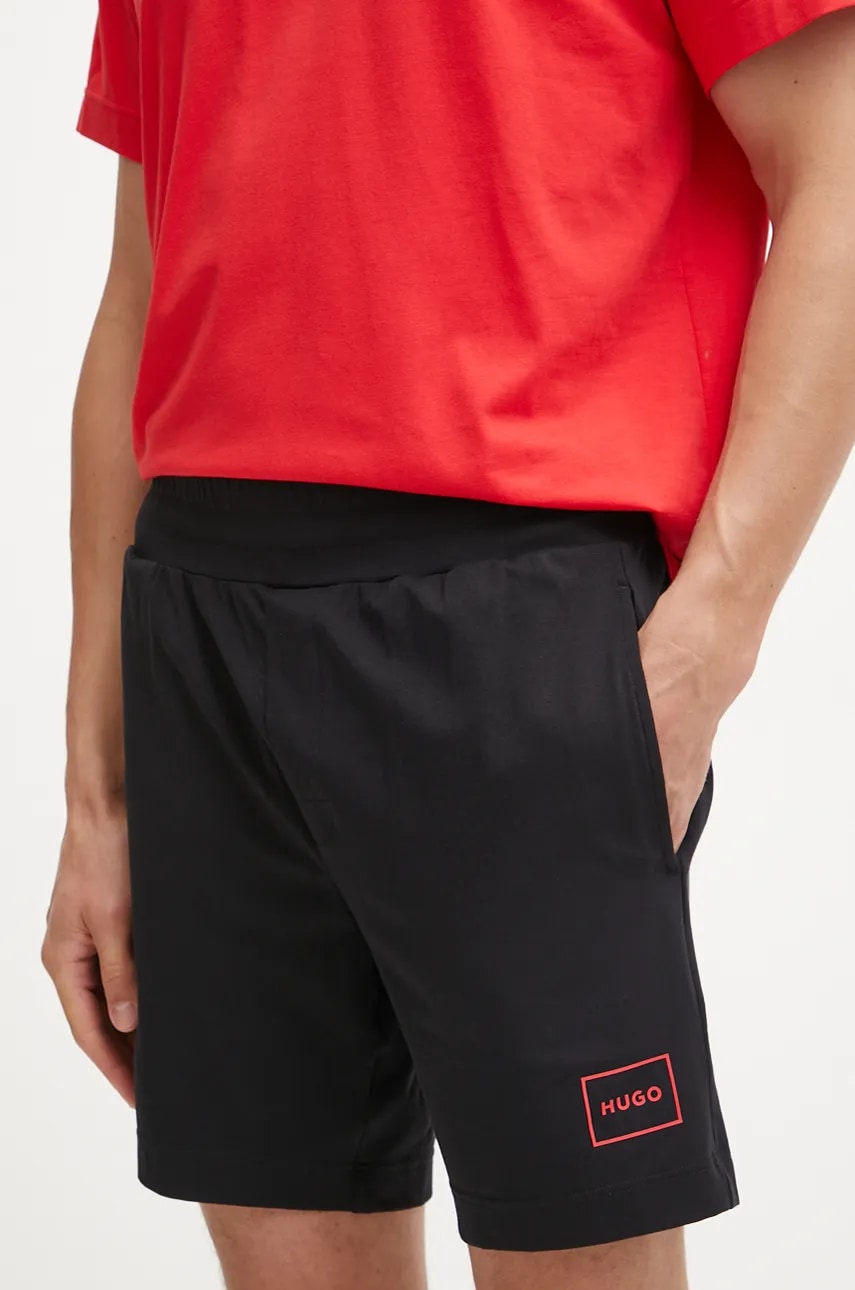 HUGO  pyžamové šortky pánské s bavlnou Laze Shorts CW