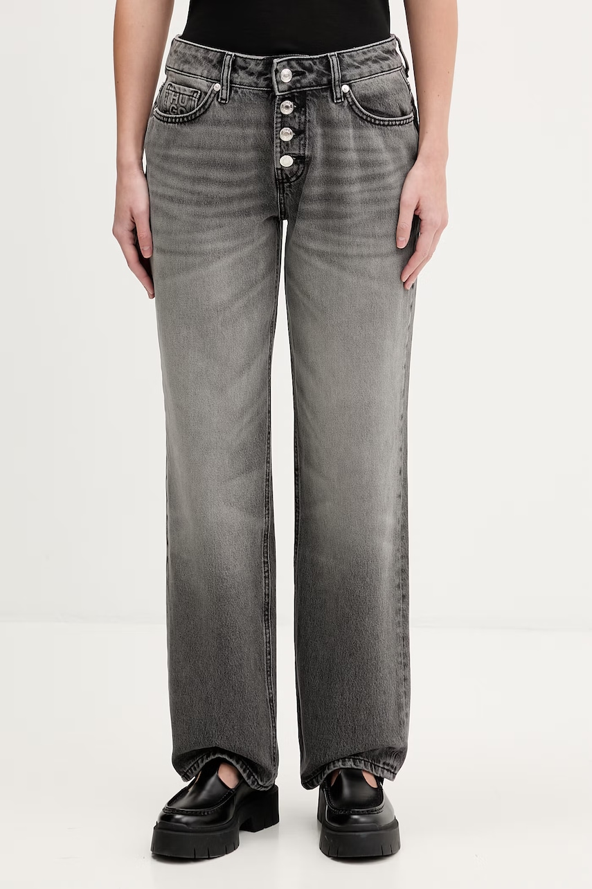 HUGO rovné džíny dámské Gilissi_5