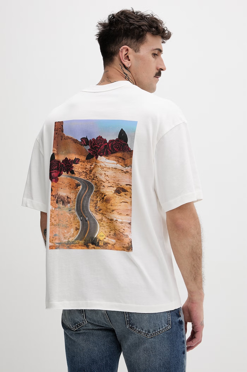 HUGO tričko pánské bavlněné Domans