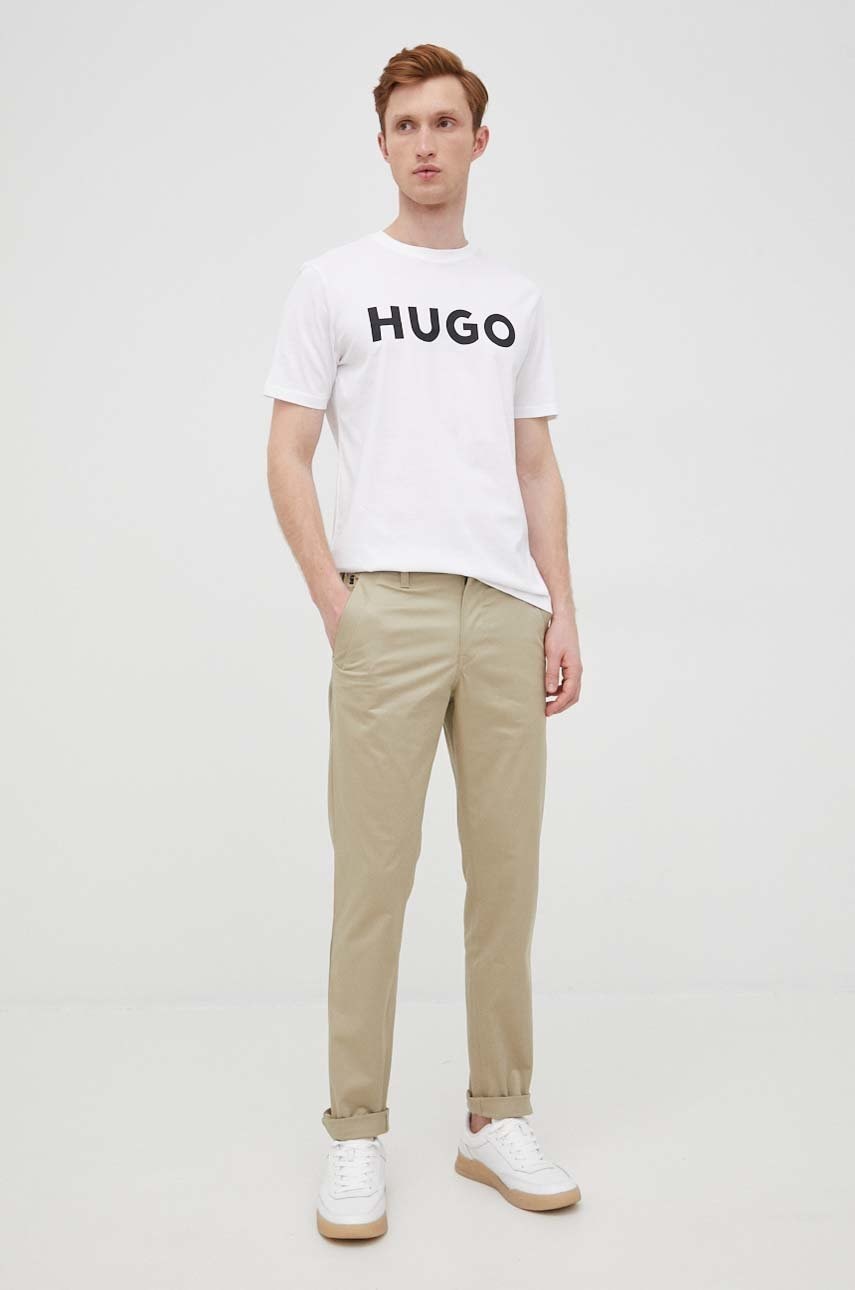 HUGO  tričko pánské bavlněné Dulivio