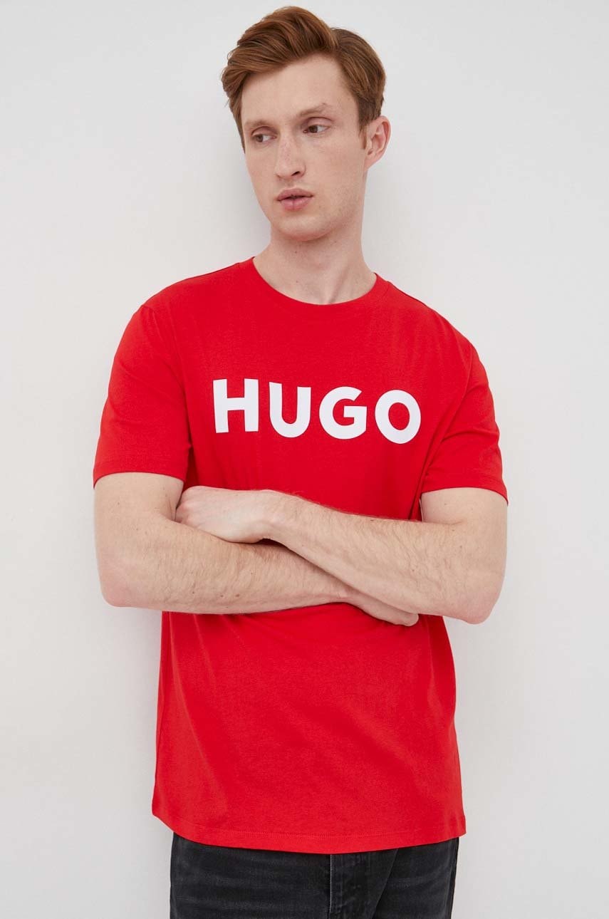 HUGO  tričko pánské bavlněné Dulivio
