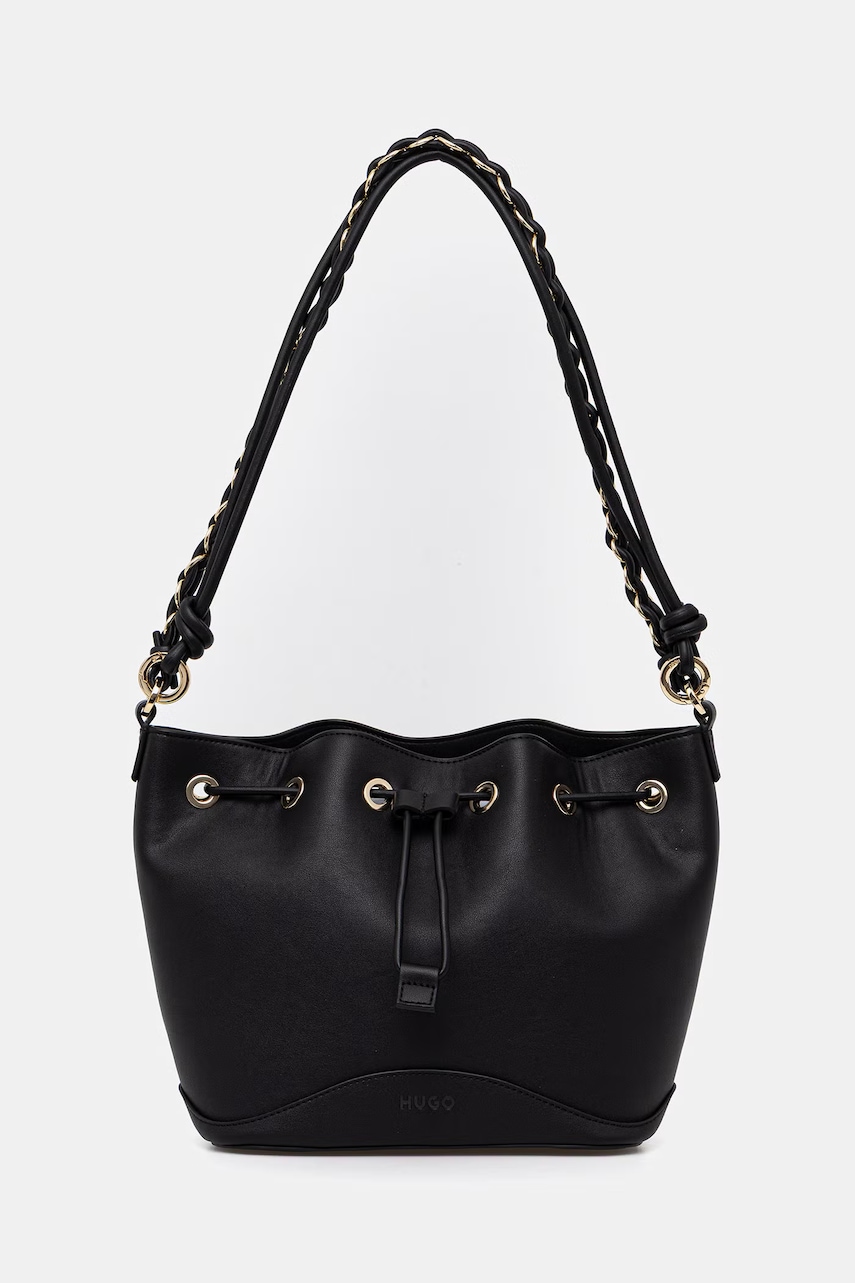 HUGO vaková kabelka dámská z imitace kůže Ilary_Drawstring