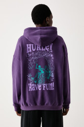 Hurley  mikina s kapucí dámská s bavlnou