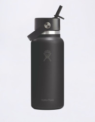 Hydro Flask Wide Mouth with Flex Straw Cap (946 ml) Black