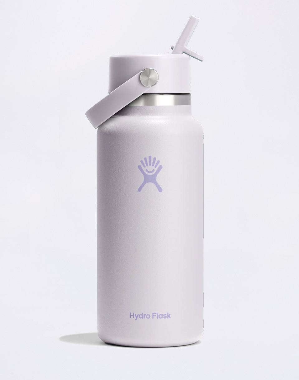 Hydro Flask Wide Mouth with Flex Straw Cap (946 ml) Cloud Pink