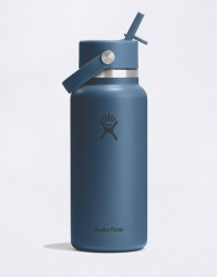 Hydro Flask Wide Mouth with Flex Straw Cap (946 ml) Harbor Blue
