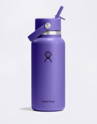 Hydro Flask Wide Mouth with Flex Straw Cap (946 ml) Utopia Purple