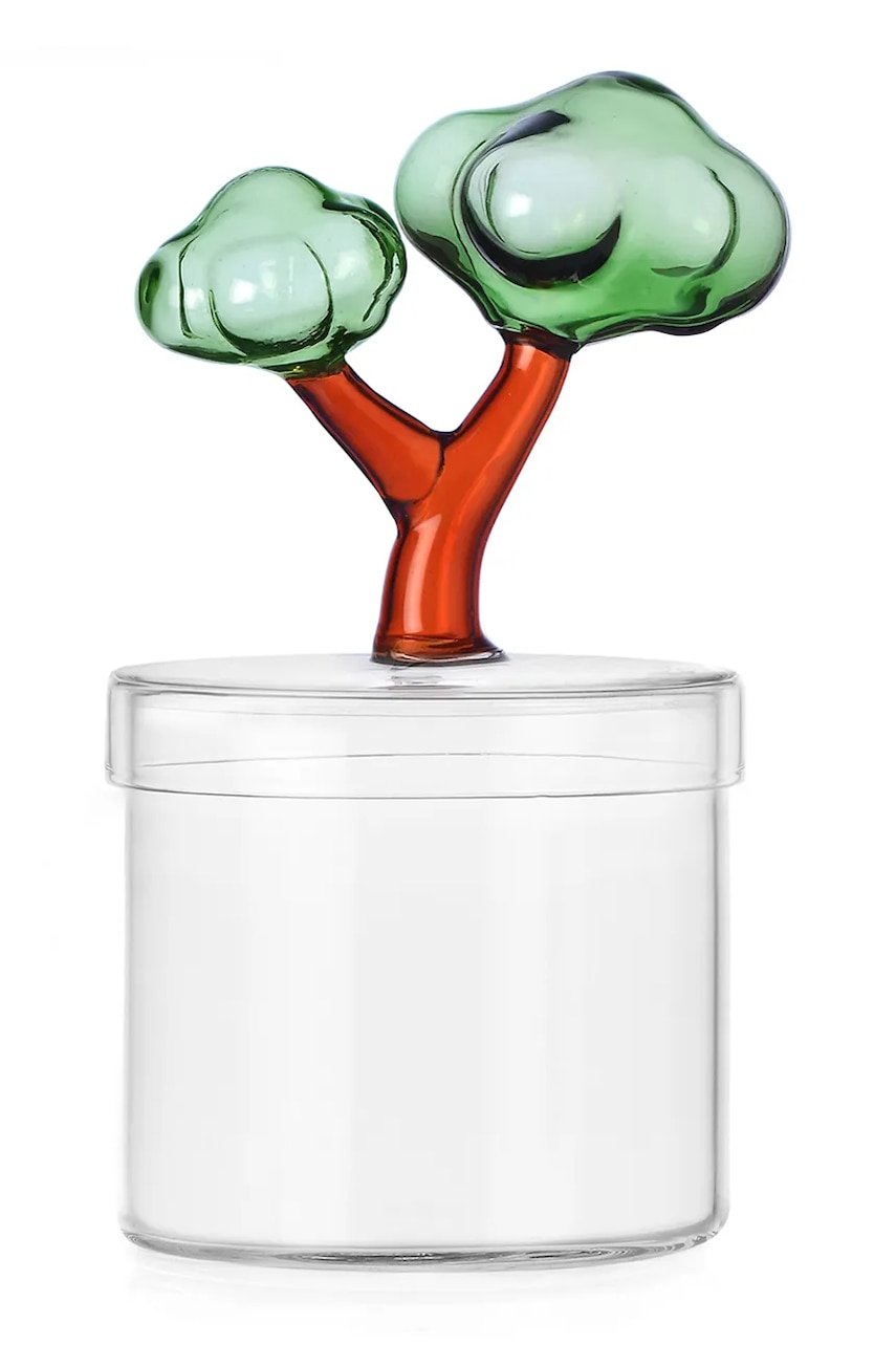 Ichendorf Milano  box z barevného skla Talking Trees 19,5 cm