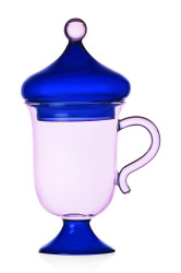 Ichendorf Milano  hrnek s víčkem z barevného skla Sogni d'Oriente 320 ml