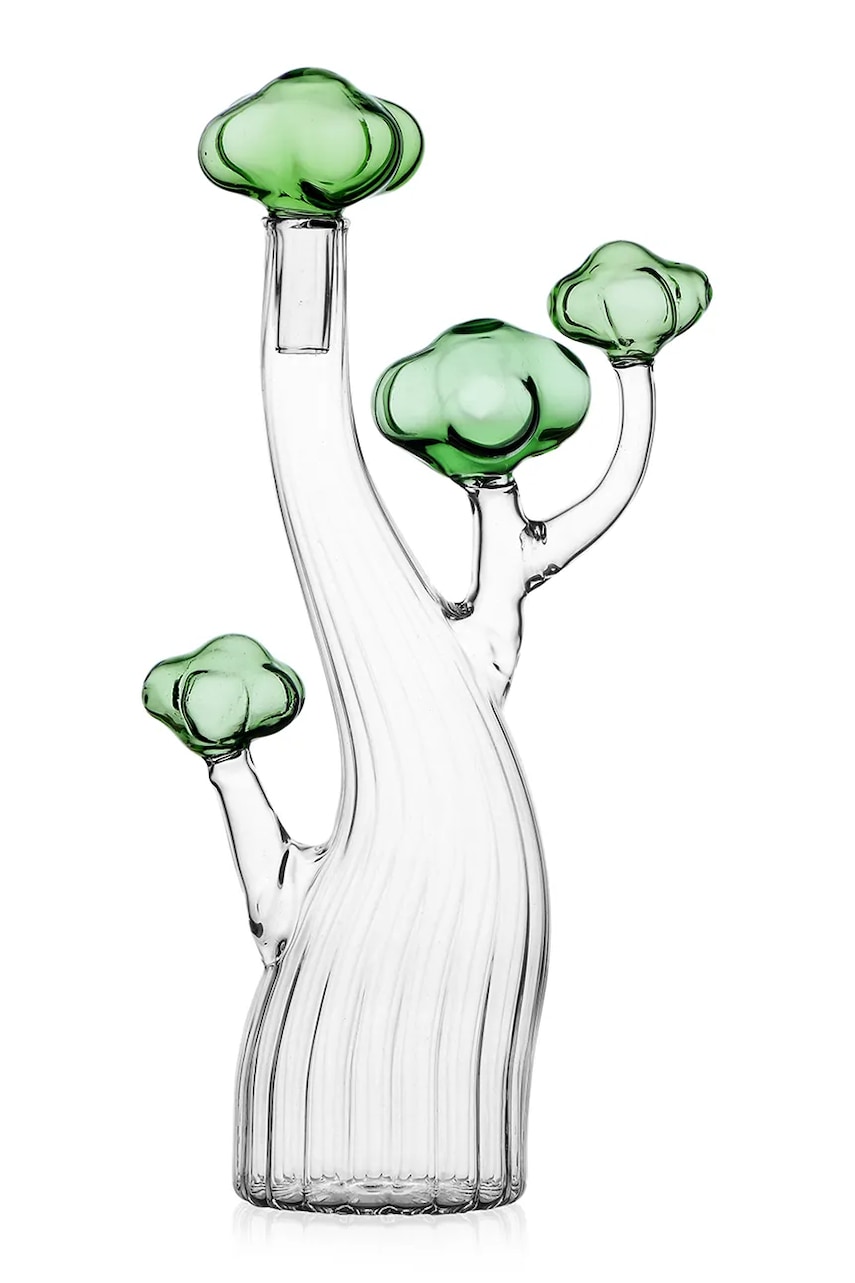 Ichendorf Milano  karafa z barevného skla Talking Trees 650 ml