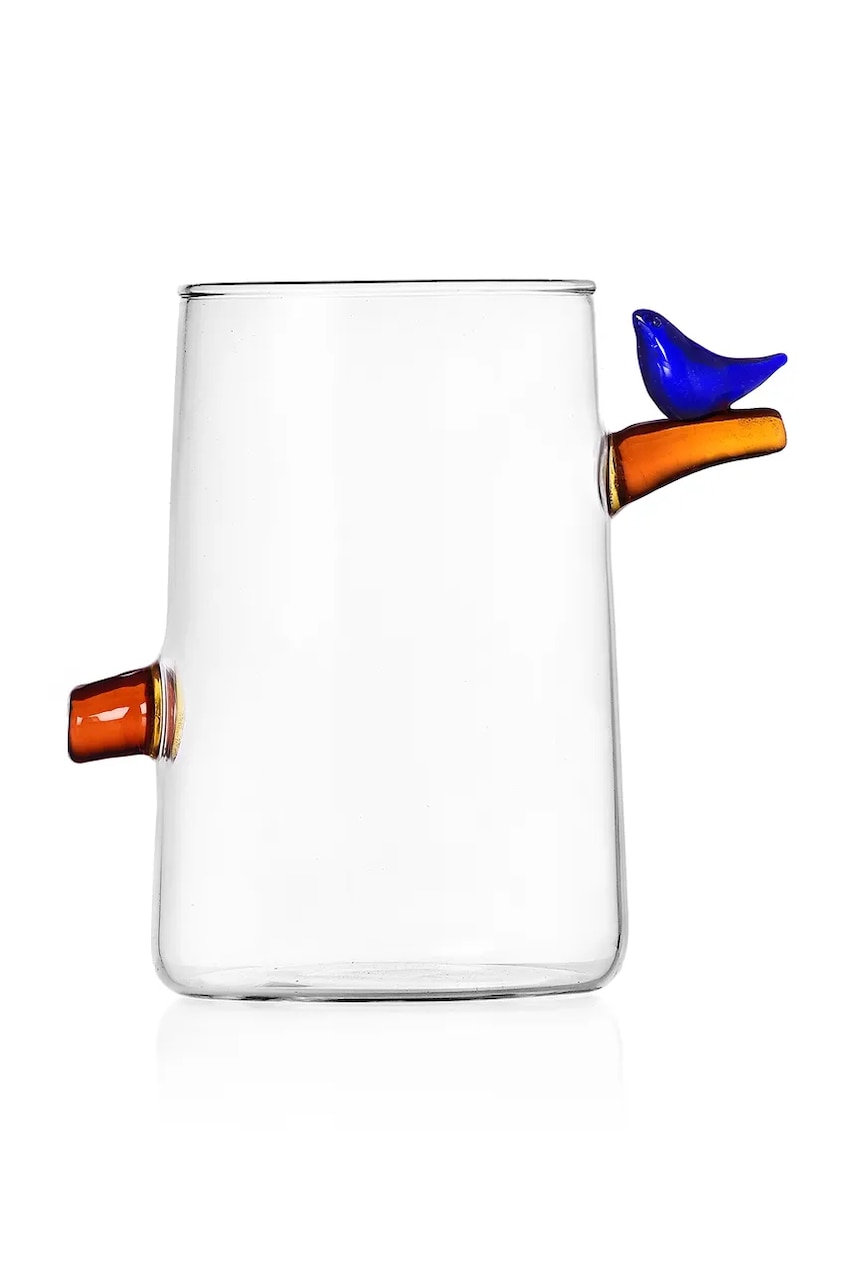 Ichendorf Milano  sklenice z borosilikátového skla Birds 500 ml