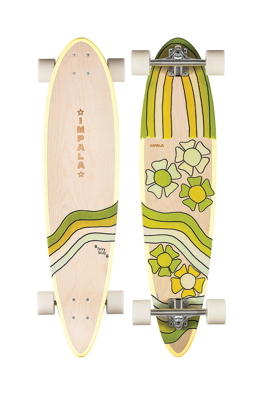 Impala  Skateboard  Jupiter Longboard – Birdy Floral